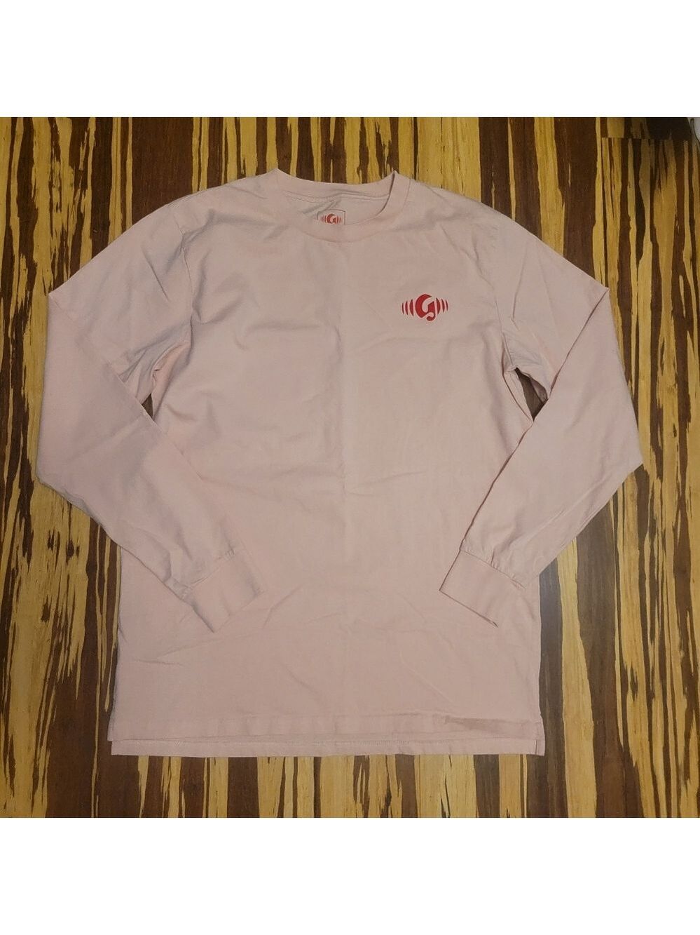 Glossier Tour Light Pink Long Sleeve Tee Size L